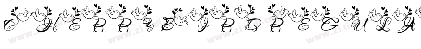Cherry Bird Regular字体转换